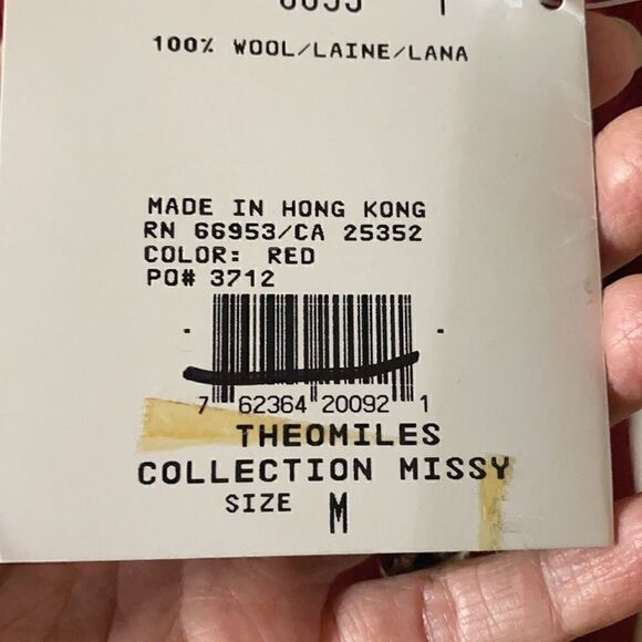 Theo Miles | Vintage 100% Merino Wool Sweater Vest - Picture 4 of 8